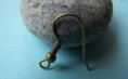 REF. PENDIENTE 01 GANCHO PENDIENTE BRONCE MEDIDA 18 MM 0,30 EUROS / PAR